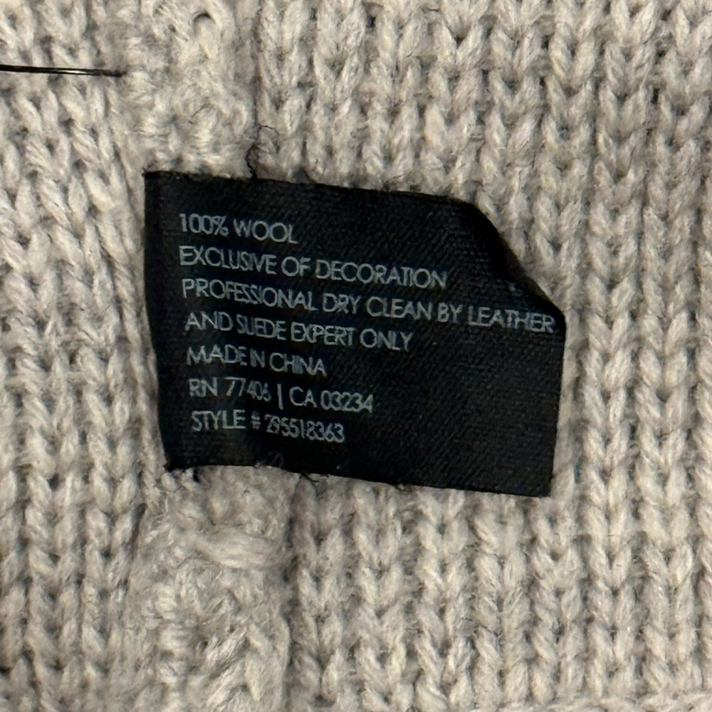 Club Monaco Gray Ribbed Knit Sweater - Picture 6 of 7